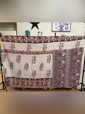 Kantha Twin Size Blanket